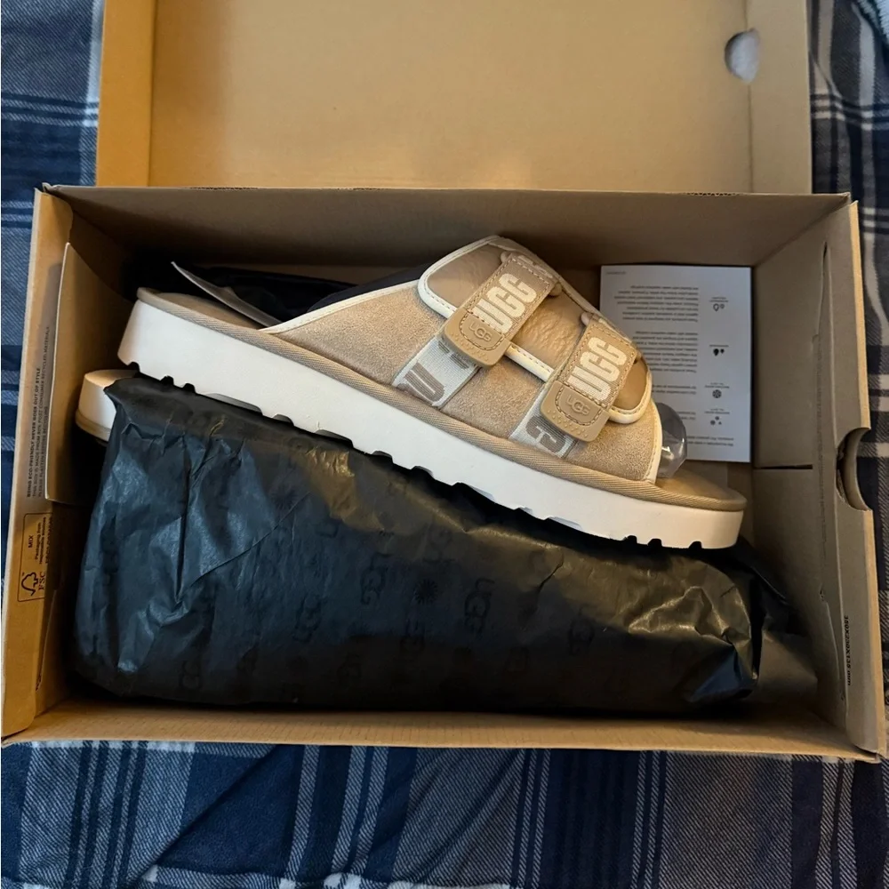 UGG Goldencoast Strap Slides Size 12 NIB - Picture 2 of 5